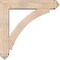 Ekena Millwork Thorton Arts and Crafts Smooth Bracket w/ Offset Brace, Douglas Fir, 7 1/2"W x 38"D x 38"H BKT0806X38X38THR03SDF - alternate 4